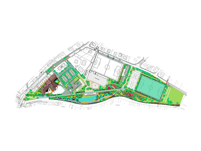 Plan de l'espace sport à Duppigheim